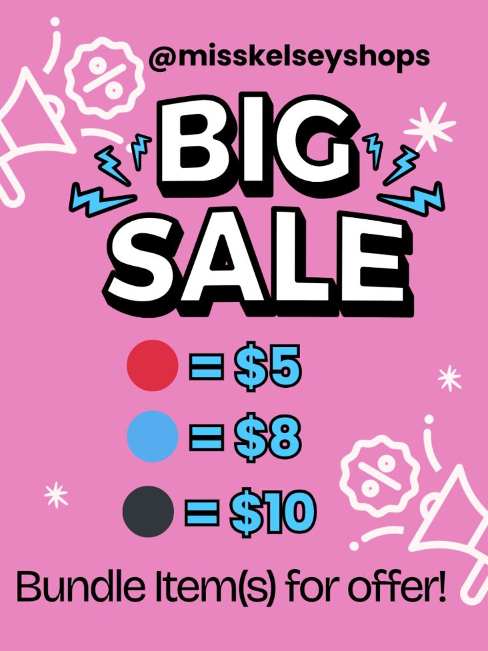 Closet Clearout! Big Sales! Read Description 🙂